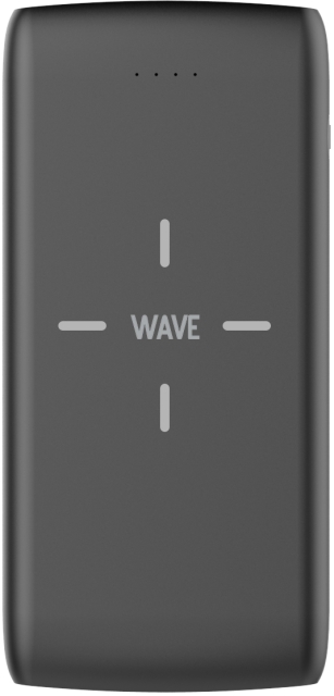 Wave QiPower backup-strømforsyning, 10 000 mAh, sort