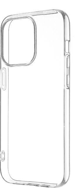 Wave silikone cover, iPhone 14 Pro, gennemsigtig