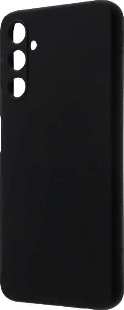 Wave Soft Touch silikonebeskytter, Samsung Galaxy A05s, Sort