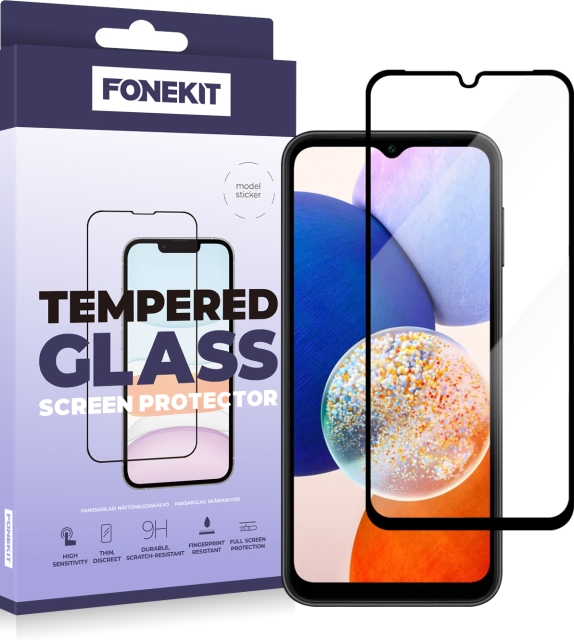 FoneKit Fuldt cover, Samsung Galaxy A15, sort