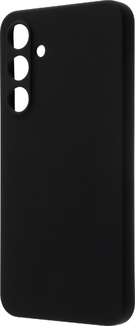 Wave Soft Touch silikonebeskytter, Samsung Galaxy A55 5G, Sort