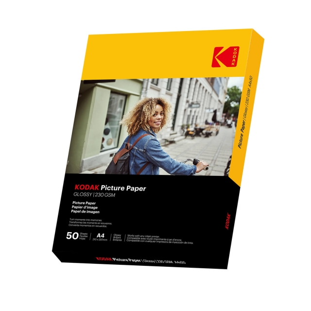 Kodak Fotopapir 21x29,7cm Blankt 230g/m² 50 Ark