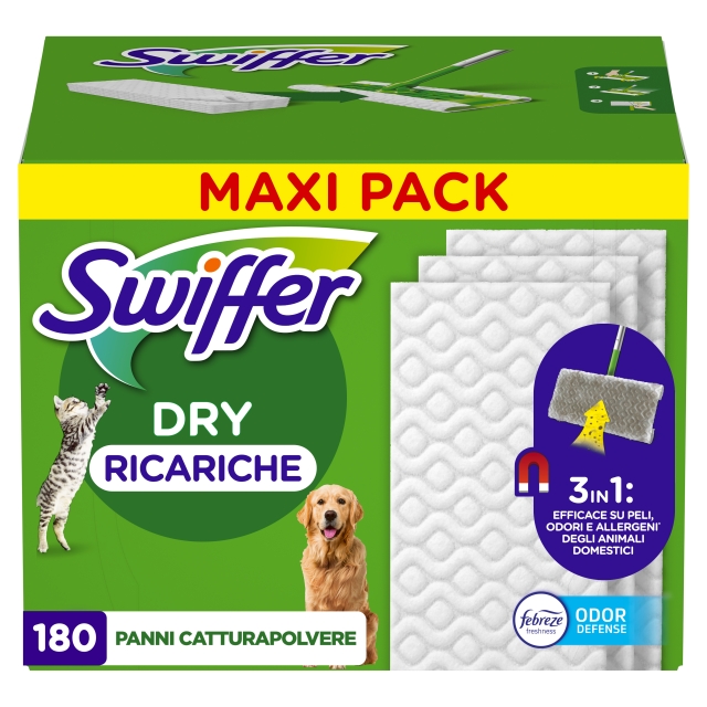 Swiffer Torra Rengöringsdukar för golv 30st Husdjur