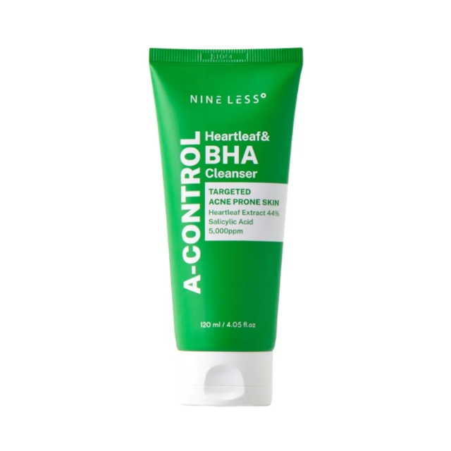 Nineless A-Control Heartleaf BHA ClearPore Cleanser - 120 ml