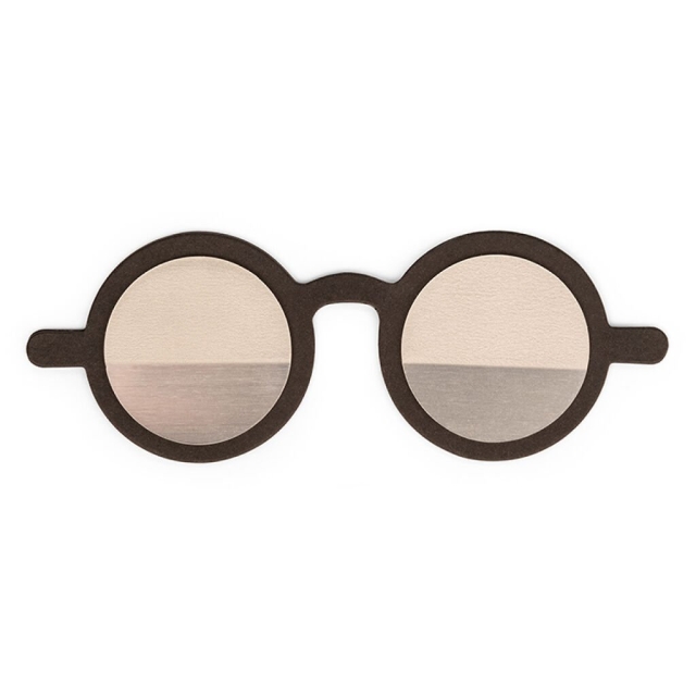 Kikkerland Klæbende noter med briller