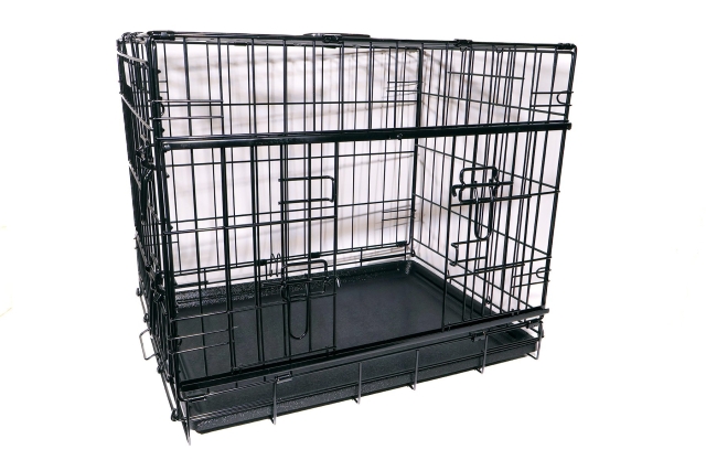 active canis Premium skydedørsbur - sort - 122 x 76 x 84