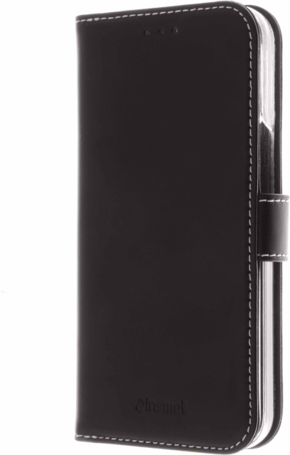 Insmat Exclusive Flip Case Pungetui, iPhone 13 Pro, sort