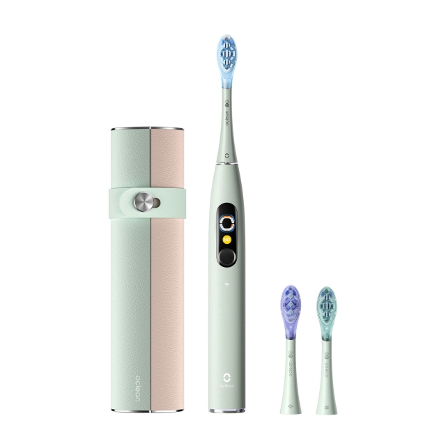 Oclean Elektrisk Tandbørste X Ultra 20 Set Grøn
