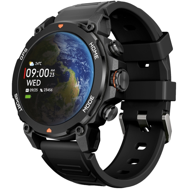 KSIX Smartklocka Explorer GPS - Svart