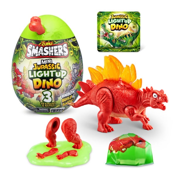 Smashers JURASSIC -SERIE 1 Mini Jurassic Light-Up Dino - (74107)
