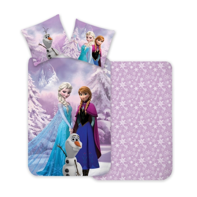 Disney Sengelinned - Juniorstørrelse 100x140 cm - Disney Frozen