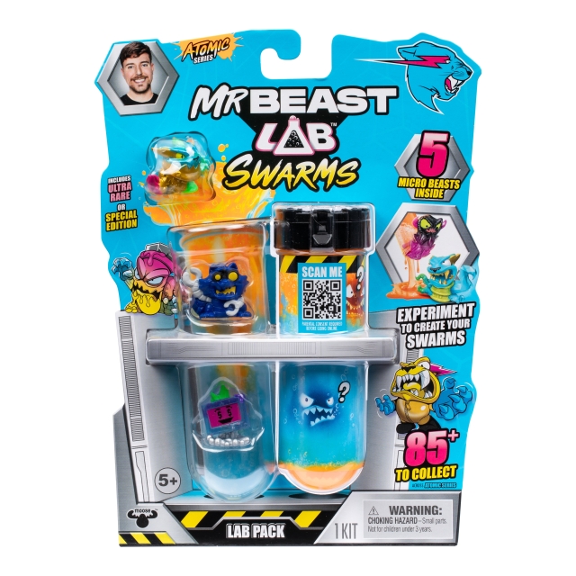 MR. BEAST LAB Sværme figurer 5 stk. Serie 2 - (20379)