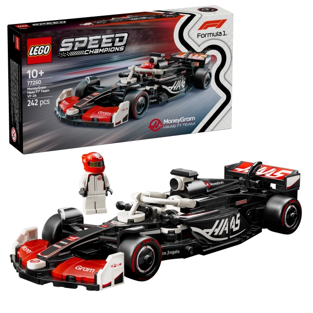 LEGO Speed Champions - MoneyGram Haas F1 Team VF-24 Racerbil (77250)