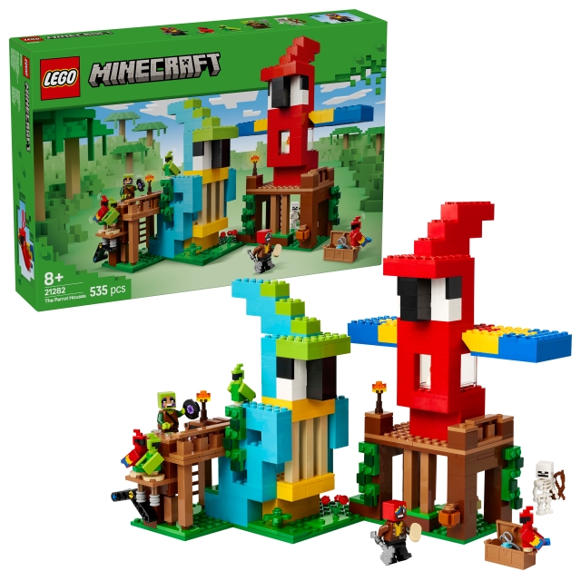 LEGO Minecraft - Papegøjehusene (21282.)