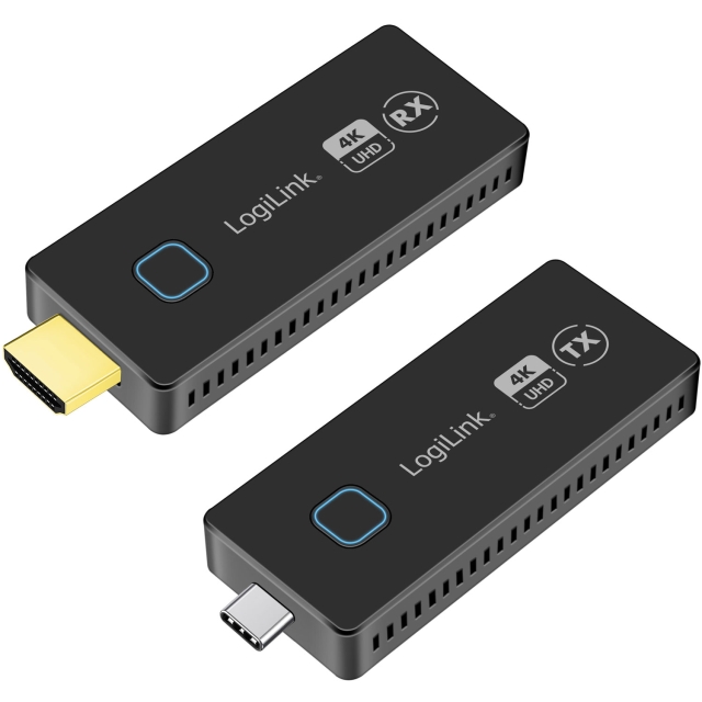 LogiLink Trådlös HDMI-överföring USB-C till HDMI-kit 1till1 4K@60Hz