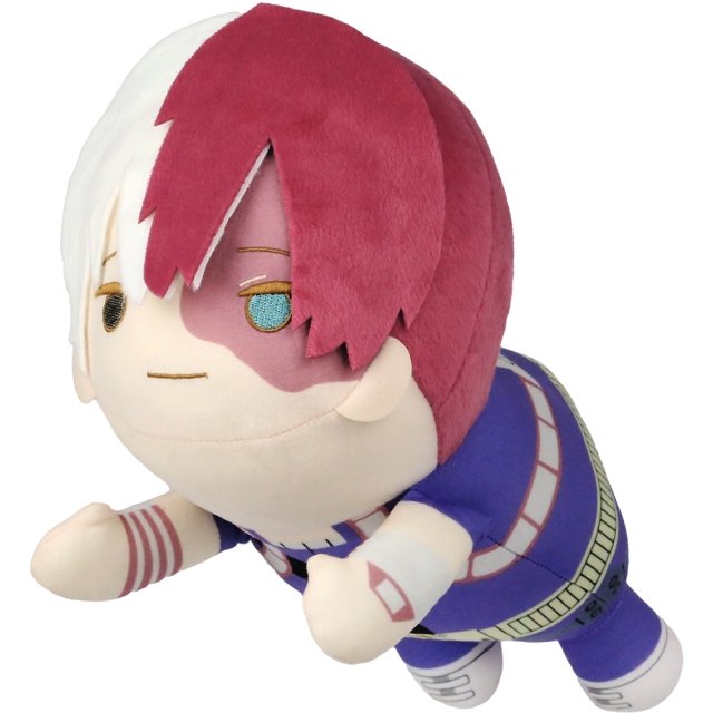 My Hero Academia liggende - Shoto Todoroki stor plys 22 cm