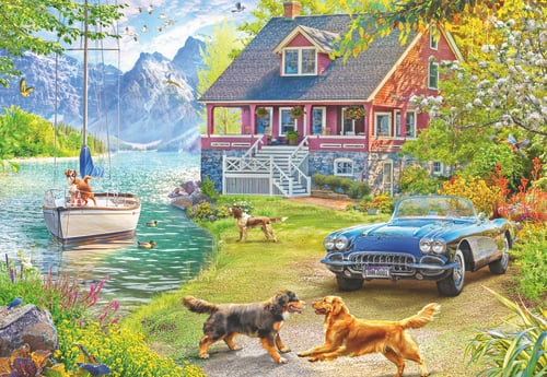Ravensburger Sommerhus ved søen - 200 dele (12001370)