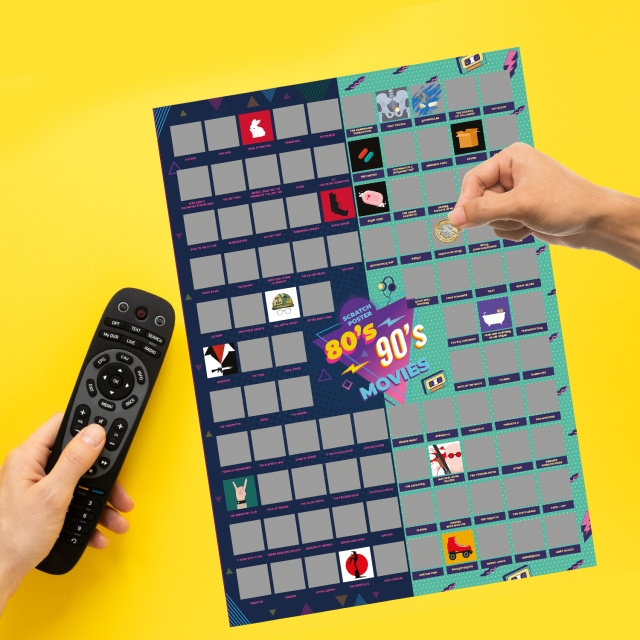 Mad Monkey Scratch Poster Top 100 80