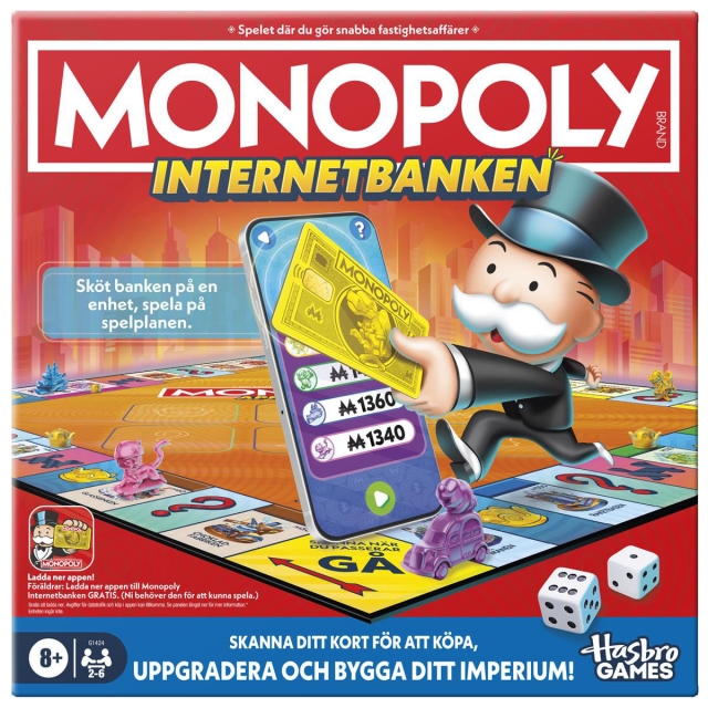 Hasbro gaming Brætspil Monopoly App Banking (SE)