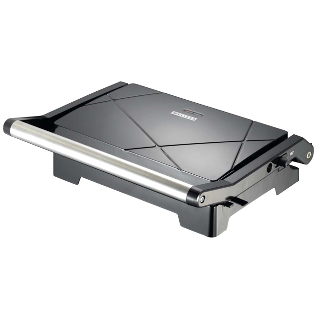 MELISSA Panini-grill og kontaktgrill med non-stick belægning og overophedningsbeskyttelse 1000W Sort