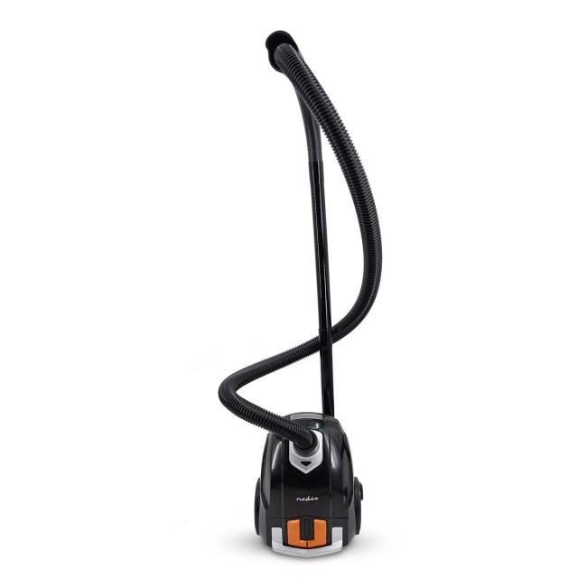 Nedis Støvsuger med pose | Med Pose | 700 W | Støvkapacitet: 2.0 l | Combi Børste | Aaktionsradius: 7.50 m | Hepa 12 | Orange / Sort