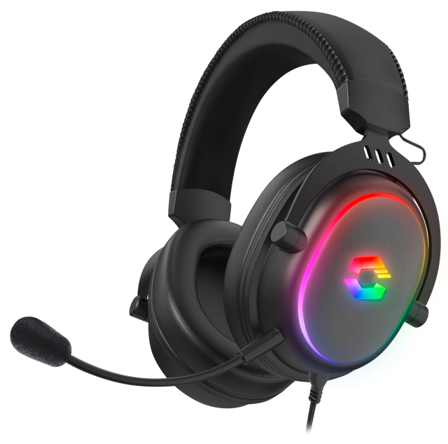 Speedlink CONUX RGB Stereo Gaming Headset - til pc/PS5/PS4/ Xbox Series X/S/Switch/OLED/Lite , sort