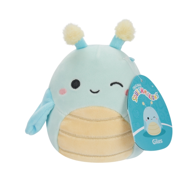 Squishmallows 19 cm - Giles græshoppe
