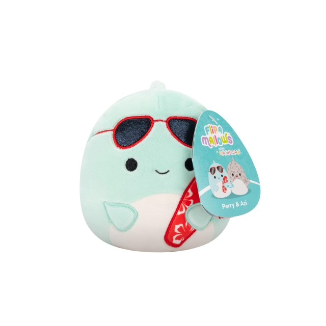 Squishmallows 13 cm - Flip A Mallows - Perry og Azi
