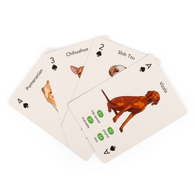 Kikkerland Paws & Play spillekort - (GG274)