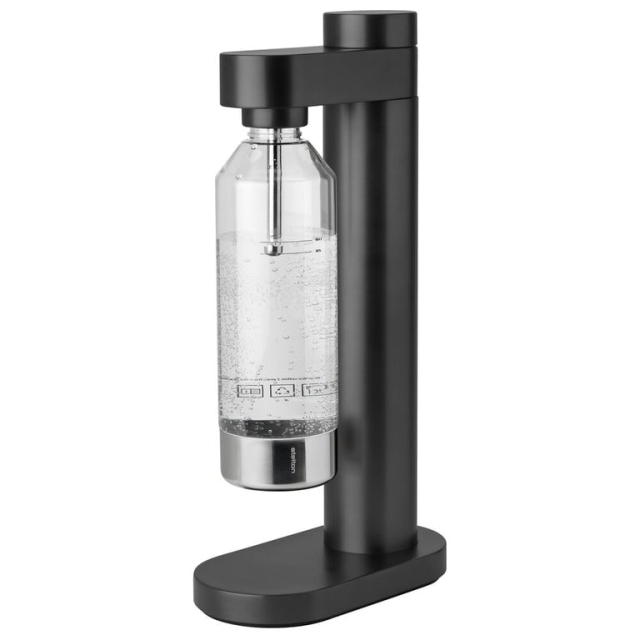Stelton Brus Carbonator (sort metallic)