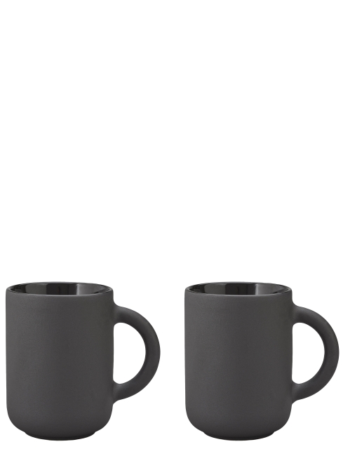 Stelton Theo-krus 0,35 L 2 stk (sort)