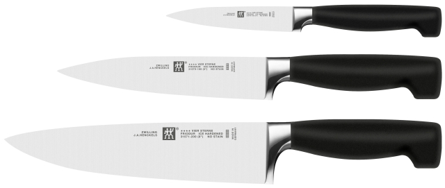 Zwilling FOUR STAR, Knivsæt, 3-pcs - uden farve - E