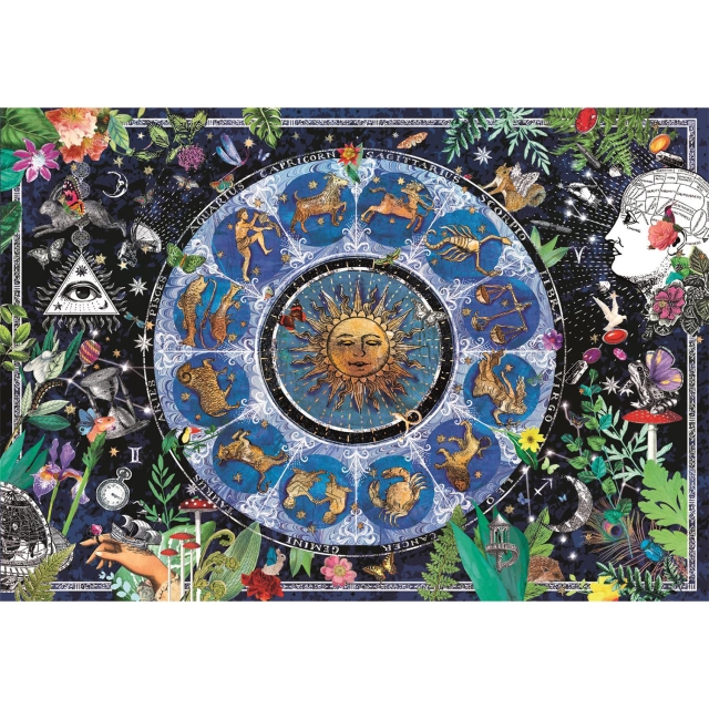 Clementoni Puslespil 1000 Pcs CB High Quality Collection Astrological Chart