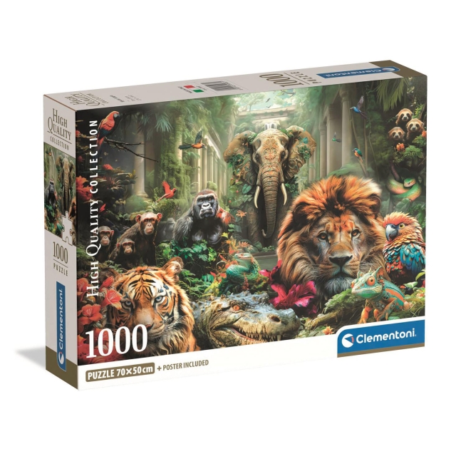 Clementoni Puslespil 1000 Pcs CB Mystic Jungle