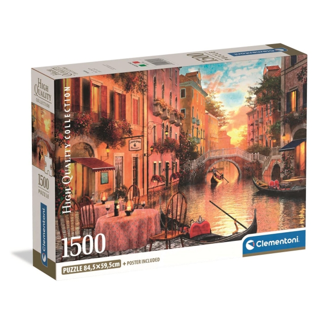 Clementoni Puslespil 1500 Pcs CB High Quality Collection Venezia