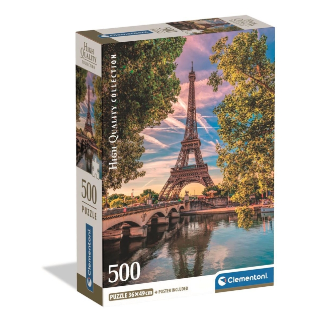 Clementoni Puslespil 500 Pcs CB High Quality Collection Along The Seine