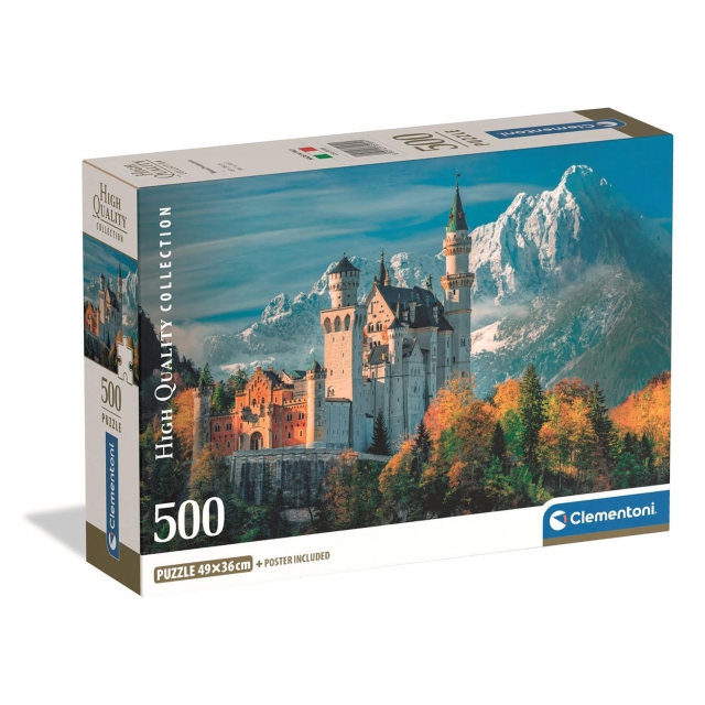 Clementoni Puslespil 500 Pcs CB High Quality Collection Neuschwanstein