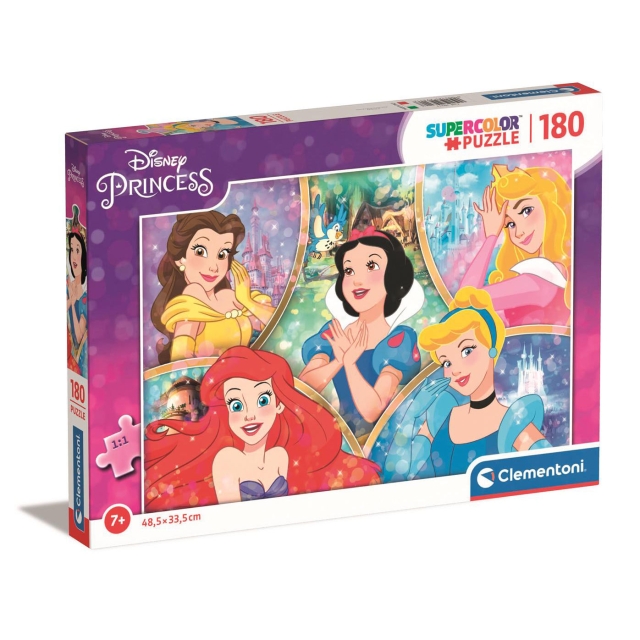 Clementoni Puslespil 180 Pcs Disney Princess