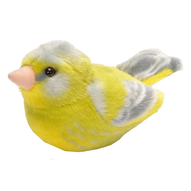 Wild Republic Bamse Bird with Sound 18 cm Grønirisk