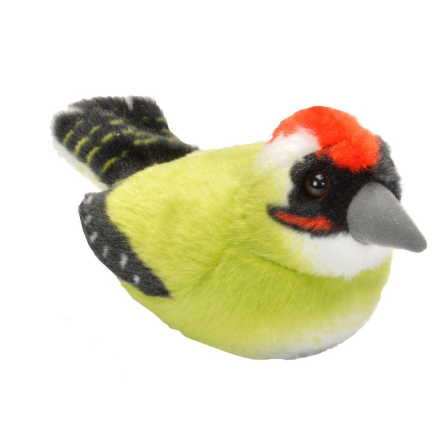Wild Republic Bamse Bird with Sound 18 cm Grønspætte
