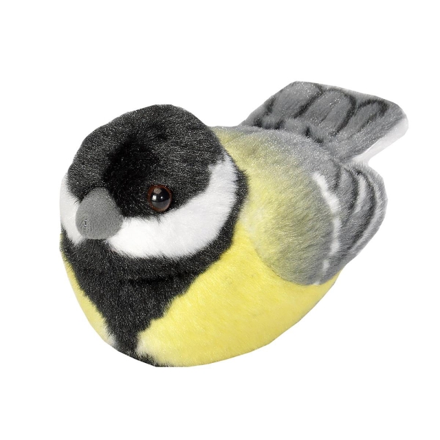 Wild Republic Plys Bird With Sound 18 cm Musvit