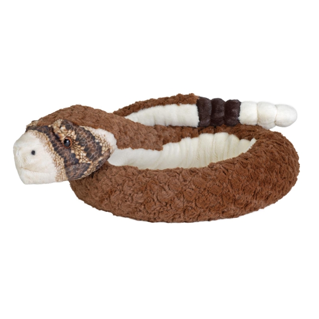 Wild Republic Bamse Luxury Snakes 137 cm Klapperslange