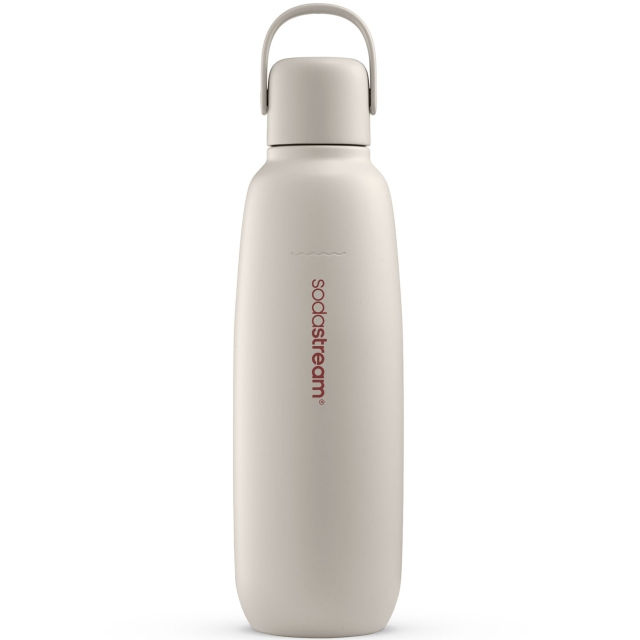 SodaStream Fizz&Go Stainless Steel Sand 0,9 liter Thermos