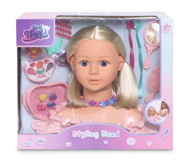 Real UniQ Stylinghoved med hårtilbehør og kosmetikæske (30561)