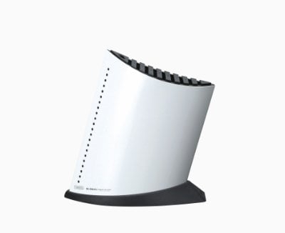 GLOBAL Knivblok 9+1 - hvid