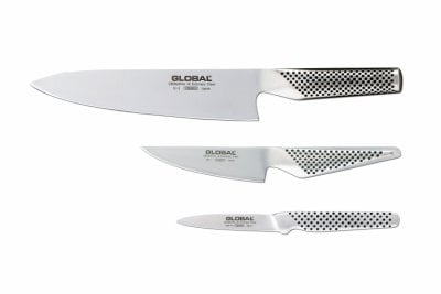GLOBAL Knivsæt - 3 dele G-2, GS-1, GSF-15