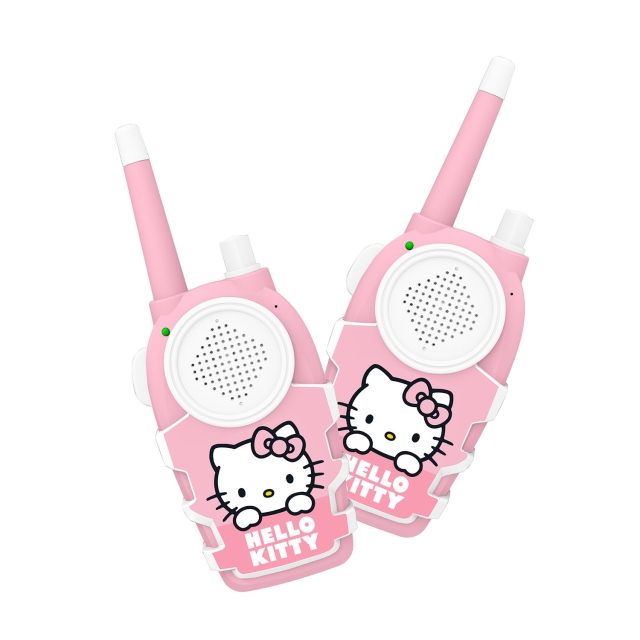 HELLO KITTY Walkie Talkie Sæt "Hello Kitty" 150m rækkevidde