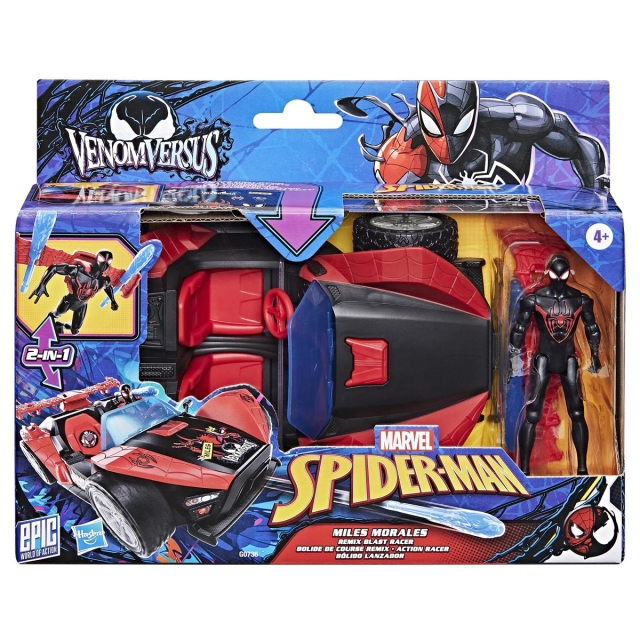 Marvel Spider-Man Venomversus Miles Remix Blast Racer