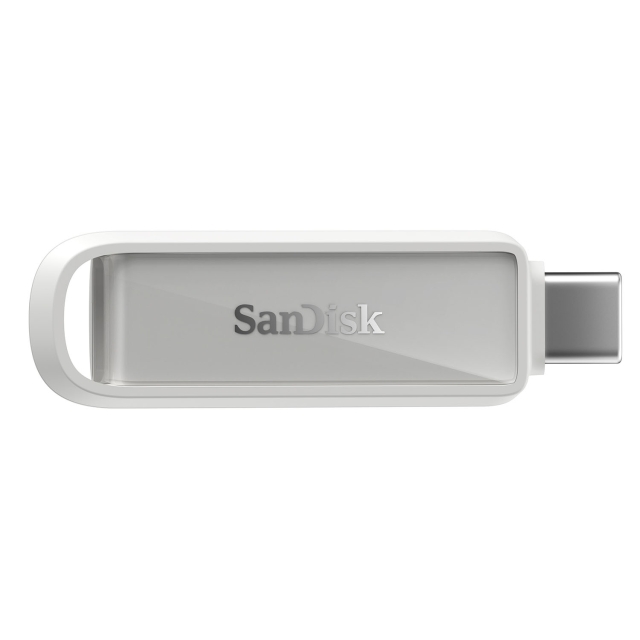 SanDisk USB-drev Phone USB-C Drive 256GB Arktisk Hvid