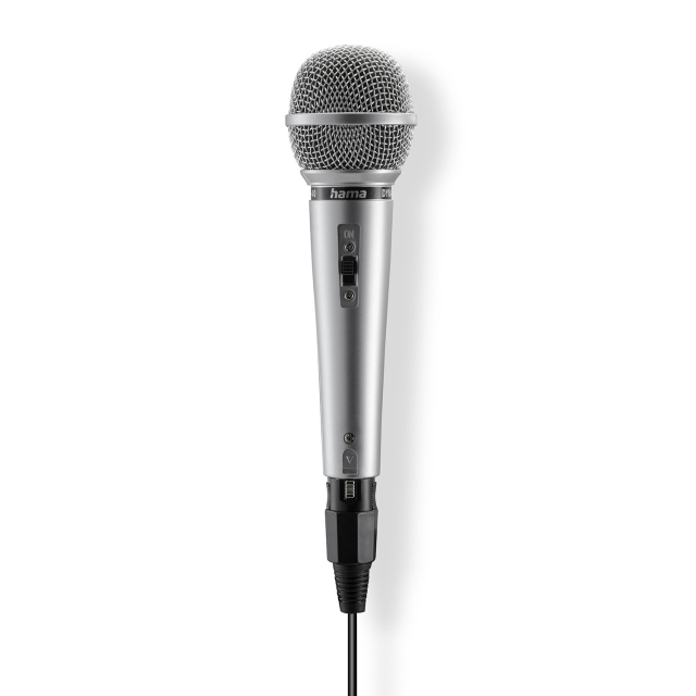 Hama Mikrofon "Karaoke Jam Star" Dynamisk Mono Sølv